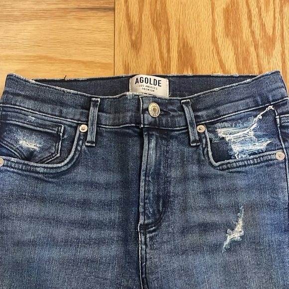 Agolde Sophie Distressed Skinny Jeans - Picture 8 of 14